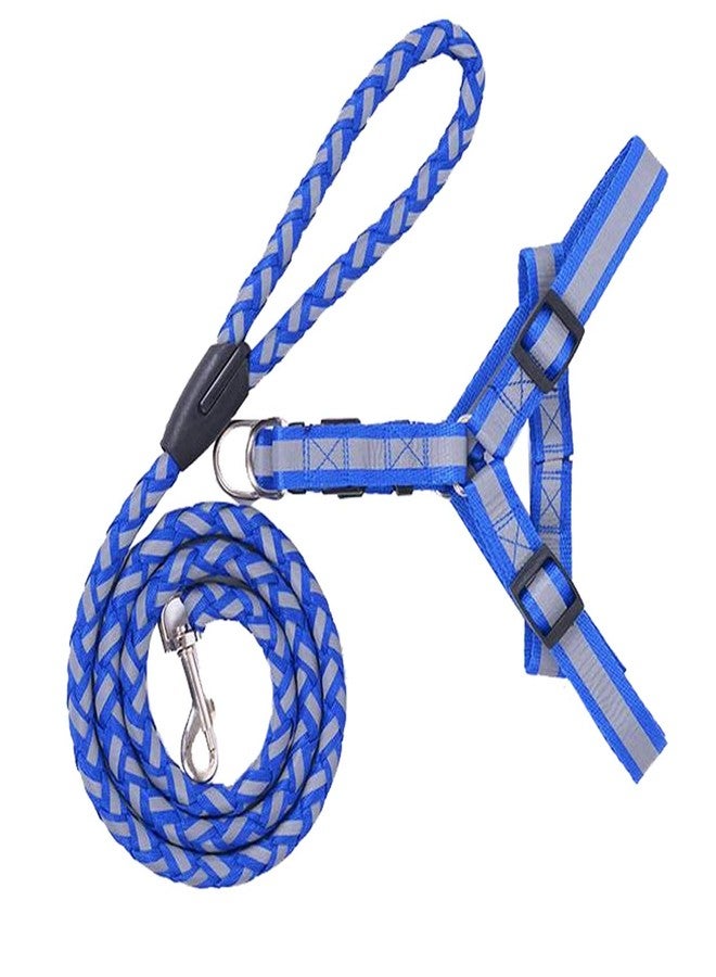 فوتابا حزام صدر من النايلون العاكس من فوتابا لتدريب الكلاب - أزرق - كبير - Image 4